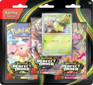 Perfect Order 3 Pack Blister [Chikorita] Perfect Order (EN)